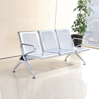 Chaises de salon modernes en métal, style aéroport, pour salle d'attente, hôpital, extérieur, centre commercial, hôtels, parcs - Vente chaude