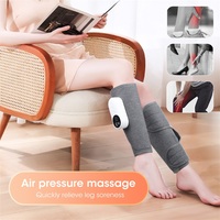 Hochwertiger Umweltfreundlicher Heiz- und Vibrations-Beinmassagegerät mit Luftdruck, Kabelloser Fernbedienung, Einstellbarem Digitaldisplay und Muskelstimulation