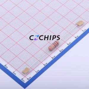 Résistance traversante MO2WS-100ohm 5%-6T63, composant traversant THT, D4.5xL11mm, film d'oxyde métallique, 100Ohm 5% 400V - Product Image 1