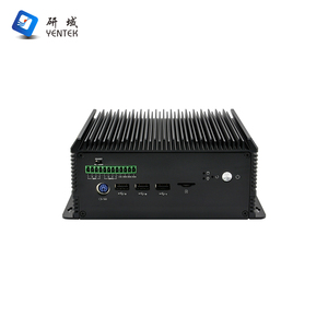 คอมพิวเตอร์อุตสาหกรรมไร้พัดลม 3865U 3 พอร์ต Gigabit LAN 6 พอร์ต COM RS232/485/CAN แรงดันไฟฟ้ากว้าง 9-36V 2 DDR4 64GB 4K HD VGA คอมพิวเตอร์ฝังตัว - Product Image 2