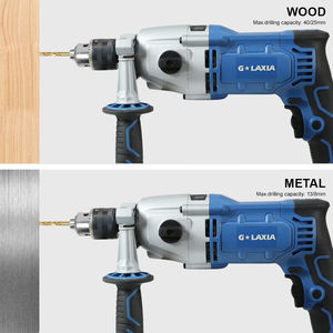 ギャラクシア新入荷 <span class=keywords><strong>13mm</strong></span>電動インパクトドリル 1200W入力出力 木材・コンクリート穴あけ機 - Product Image 5