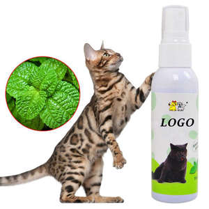 Spray al <span class=keywords><strong>Catnip</strong></span> Naturale e Salutare da 50ml con Logo Personalizzato, Spray Interattivo per Addestramento Gatti, Giocattolo al <span class=keywords><strong>Catnip</strong></span> Organico - Product Image 1