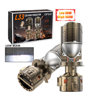 Redsea M41 110W 20000LM Luz Alta y Baja, Plug and Play, Lente de Proyector LED H4, Luz Blanca de 6000K, Bombilla de Faro Delantero con Mini Proyector LED H4 - Product Image 1