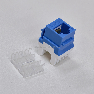 Factory Supply RJ45 <b>Network</b> Modular Free Tool 180° CAT6 Gigabit Socket for <b>Network</b> Cable Patch Panel Socket <b>Cabinet</b> - Product Image 5