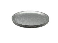 12 "moules à pizza ronds jetables en aluminium plateau de cuisson à pizza durable pour gâteau à biscuits