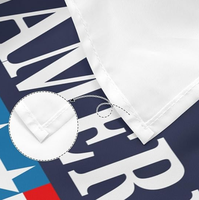 Bannière patriotique personnalisée pour le 250e anniversaire, 90*150cm, polyester, écologique, imprimé numériquement, œillets en laiton pour intérieur/extérieur