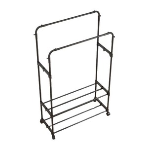 <span class=keywords><strong>Perchero</strong></span> Metálico Antipolvo para Ropa, <span class=keywords><strong>Perchero</strong></span> para Colgar Ropa, Zapatos y Sombreros, Tendedero Integrado con Almacenamiento de Múltiples Compartimentos - Product Image 6