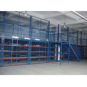 Metal Rack Storage Systems Industrial Steel Heavy Duty Rack Supported 2 Tier Warehouse Storage Mezzanine Floors Platform