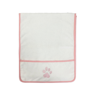 Pet Towel Super Absorbent Microfiber <b>Dog</b> Drying Towel Soft Pet <b>Bath</b> Towel for All <b>Dogs</b> and Cats with Embroidered Paw Print - Product Image 1