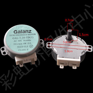มอเตอร์ซิงโครนัส Galanz รุ่น GAL-5-30-TD 30V 4W 5.8 ซม. x 5.6 ซม. มอเตอร์จานหมุนเตาไมโครเวฟ - Product Image 2