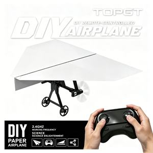 Kit d'<span class=keywords><strong>avion</strong></span> <span class=keywords><strong>en</strong></span> <span class=keywords><strong>papier</strong></span> RC STEM DIY <span class=keywords><strong>en</strong></span> gros 2,4 GHz, jouet scientifique d'aérodynamique pour distributeurs éducatifs, fournitures scolaires et commandes OEM - Product Image 2