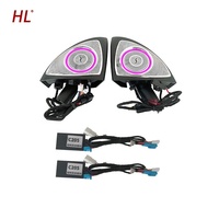 Vente chaude 64 Couleurs Automobile Conditionnement Turbine Vent Outlet Led Car Intérieur Éclairage Ambiant pour Benz Classe C W205/X253
