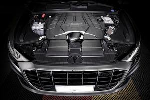 استجابة 19-أسرع من ألياف الكربون الجاف الحقيقي البارد لأودي Q7 Q8 محرك GTR ألياف كربون - Product Image 3