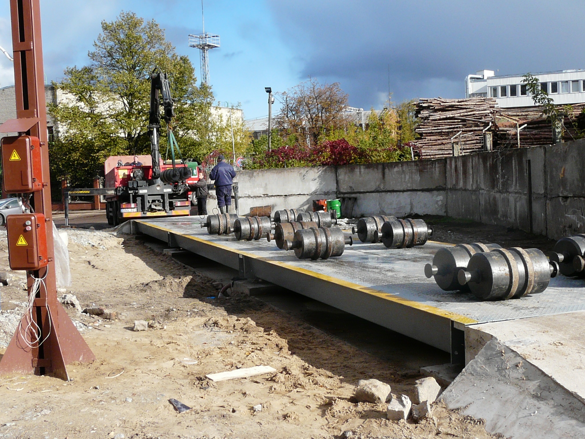 weight bridge for trucks 100 tons