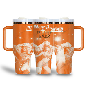 Vaso Térmico Personalizado al por Mayor <span class=keywords><strong>de</strong></span> 40 oz <span class=keywords><strong>de</strong></span> Acero Inoxidable, Nuevo Tema del <span class=keywords><strong>Álbum</strong></span> 'Life Showgirl <span class=keywords><strong>Taylor</strong></span>', Aislado al Vacío - Product Image 2