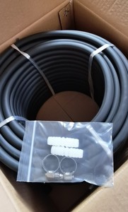 Tuyau d'aération auto-coulant de <span class=keywords><strong>100</strong></span> pieds 3/8 pouces avec deux colliers de serrage en acier inoxydable et deux réparateurs pour une installation facile - Product Image 6