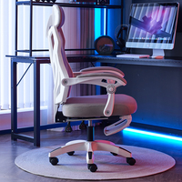 Chaise de Bureau Ergonomique en Maille pour Ordinateur, Dossier Réglable et Pivotant, pour Personnel, Maison et Bureau, Avec Appui-tête