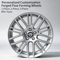 Ruedas FLowtone de Alta Calidad, Ruedas Originales de Aleación de Aluminio de 17 Pulgadas 5x100 para Automóviles Volkswagen Golf Mk4 Bora Jetta Corolla