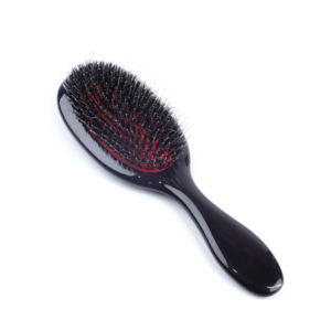 Commercio all'ingrosso della fabbrica Maizhu setola di cinghiale impermeabile forma rettangolare spazzola per capelli per il cuoio capelluto asciutto massaggio Paddle manico per le donne - Product Image 1