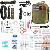 Kit d'outils de survie en plein air transfrontalier PTGE, équipement tactique multifonctionnel EDC pour le camping et l'autodéfense