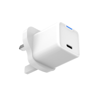 Penjualan laris pengisi daya telepon terlindung OTP pengisi daya C USB 20W Mini colokan Inggris untuk standar Inggris untuk Samsung dan Laptop untuk ponsel PD