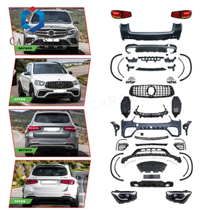 CARBEST bon <span class=keywords><strong>prix</strong></span> 2016-2019 <span class=keywords><strong>GLC</strong></span> X253 Kit carrosserie pour <span class=keywords><strong>Mercedes</strong></span>-Benz mise à niveau vers GLC63 AMG <span class=keywords><strong>2021</strong></span> - Product Image 4