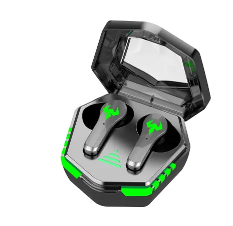 Game Black Oem Super Bass Nieuw Design Voorraad Fabriek Draadloze Koptelefoon Oordopjes Oortelefoon