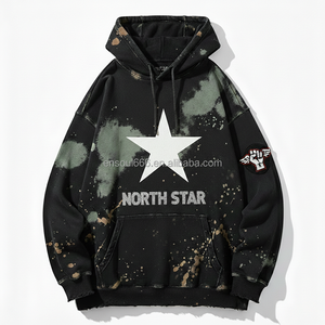 Sudadera con Capucha para Hombre, Diseño Personalizado de Fábrica, Pintura a Mano, Impresión Digital, Bordado con Pedrería, Sudadera Moderna de Primavera - Product Image 1
