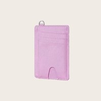 Dompet Kartu Kredit & ID Bisnis Kulit Saffiano Tipis dengan Logo Custom, Kantong Depan Multi Warna, dan Desain Lipat