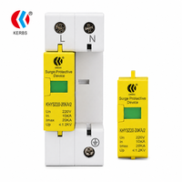 Dispositif de protection contre les surtensions AC de type 2 20kA 2P, parafoudre sur rail DIN pour systèmes de distribution monophasés 220V 230V