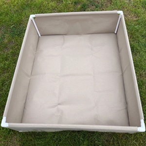 Maison & Jardin utilisé 4X4X1 ft tissu feutre sol vivant lit de jardin surélevé pour serre extérieur sacs de culture de légumes - Product Image 4