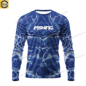 เสื้อตกปลาแขนยาวป้องกันรังสียูวี แห้งเร็ว ลายปลา ดีไซน์ใหม่ล่าสุด เอวสูง สำหรับผู้หญิง - Product Image 3
