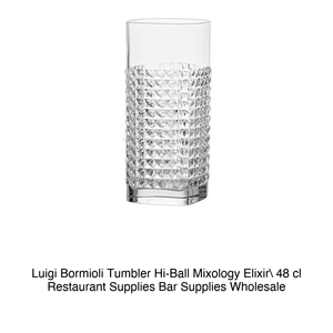 Verre Hi-Ball 48 cl Mixology Elixir\ H 15,7 cm Ø 7,3 cm Luigi Bormioli - Product Image 2