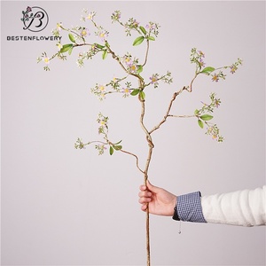 Nuevo Producto en Oferta, Flor de Cangrejo Filamental de Tela de Seda Artificial al por Mayor, 90 cm de Largo, para Decoración de Bodas y Hogar - Product Image 2