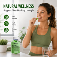 OEM Marque Privée Gummies Moringa Spiruline 60 Pièces Superaliment Végétal pour Antioxydants et Énergie