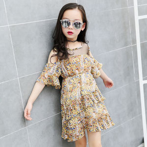 Dernières créations de robes pour enfants, robes maxi princesse à plusieurs étages pour filles de 10 ans - Product Image 4