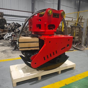 Excavator Tree-Cutting <b>Clamp</b> Saw Hydraulic <b>Wood</b> Grapple Rotating Grapple Saw - Product Image 1