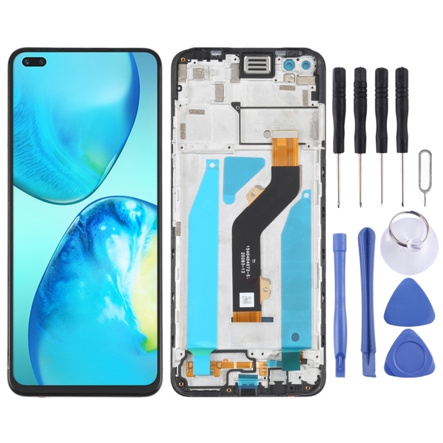 OEM LCD Screen for Infinix Note 8 X692 Digitizer Full Assembly with Frame