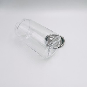 PET330ml özelleştirilebilir Logo konserve içecek şişesi 11OZ kırmızı süt çay silindir şekli soğuk içecekler için mühürlü - Product Image 5