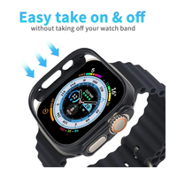 Coque de protection creuse en PC pour Apple Watch Ultra 49mm, compatible avec les modèles 49mm, 42mm, 46mm, et les séries IWatch 11, 10, 9, 8, 7