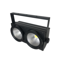 Blinder LED d'intérieur 2 yeux 200W blanc chaud blanc froid WW CW 2in1 COB LED Audience Blinder Light pour Stage Club