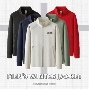 Factory Softshell Waterproof <b>Fleece</b> <b>Lined</b> Windbreaker Stand Collar Windproof <b>Jacket</b> for Outdoor Activities Hiking Thin Zipper - Product Image 4