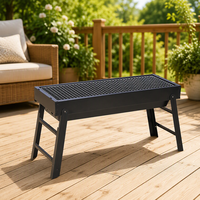 Barbecue d'extérieur pliable pour la maison, mini-rangée de cuisson, gadget de grillade, vente en gros, gril à charbon portable multifonction