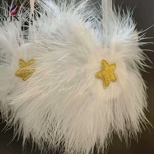 Plumes de dinde garniture frange ruban garnitures de plumes frange <span class=keywords><strong>pour</strong></span> vêtements robe décoration de mariage déco de noël - Product Image 4