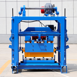 Machine de moulage de briques de pavé autobloquantes en béton semi-automatique à pression hydraulique Qtj4-40, machine à blocs creux - Product Image 2