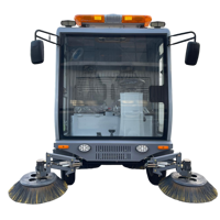 Camion balayeuse routière robuste avec bac de 1080 L 25 °   Capacité de franchissement pour les viaducs et les autoroutes urbaines
