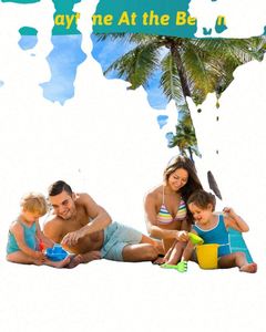 Manta de Playa Portátil Económica con Logotipo Personalizado, Extra Grande, Resistente a la Arena, Impermeable, Protección Solar, para Camping y Picnic - Product Image 6