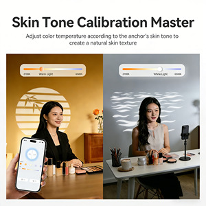 <span class=keywords><strong>Projecteur</strong></span> d'effets artistiques haut de gamme pour fenêtre avec refroidissement silencieux, anti-tiraillement, 24 <span class=keywords><strong>diapositives</strong></span> Gobo et contrôle Bluetooth - Product Image 6