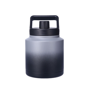 Gourde isotherme à double paroi en acier inoxydable 304, grande capacité (64 oz, 128 oz), pour le camping et les voyages - Product Image 2