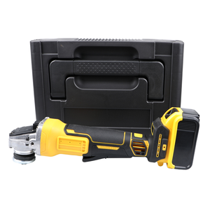 Meuleuse d'angle électrique sans fil 20V 4.0Ah, moteur sans balais, 125mm, interrupteur à gâchette, frein mécanique <span class=keywords><strong>anti</strong></span>-<span class=keywords><strong>démarrage</strong></span>, 600W, usage industriel/bricolage - Product Image 6